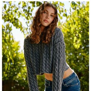 Tilly’s crop cotton sweater